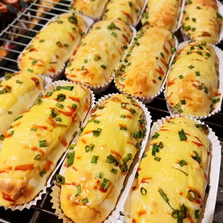 培根火腿香葱芝士面包