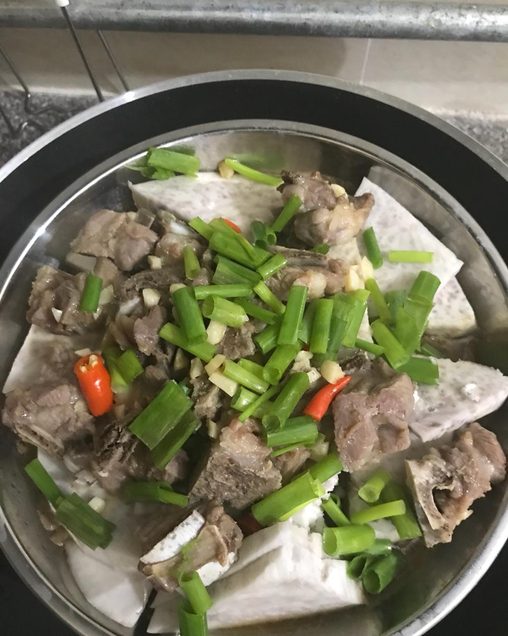 香芋蒸排骨