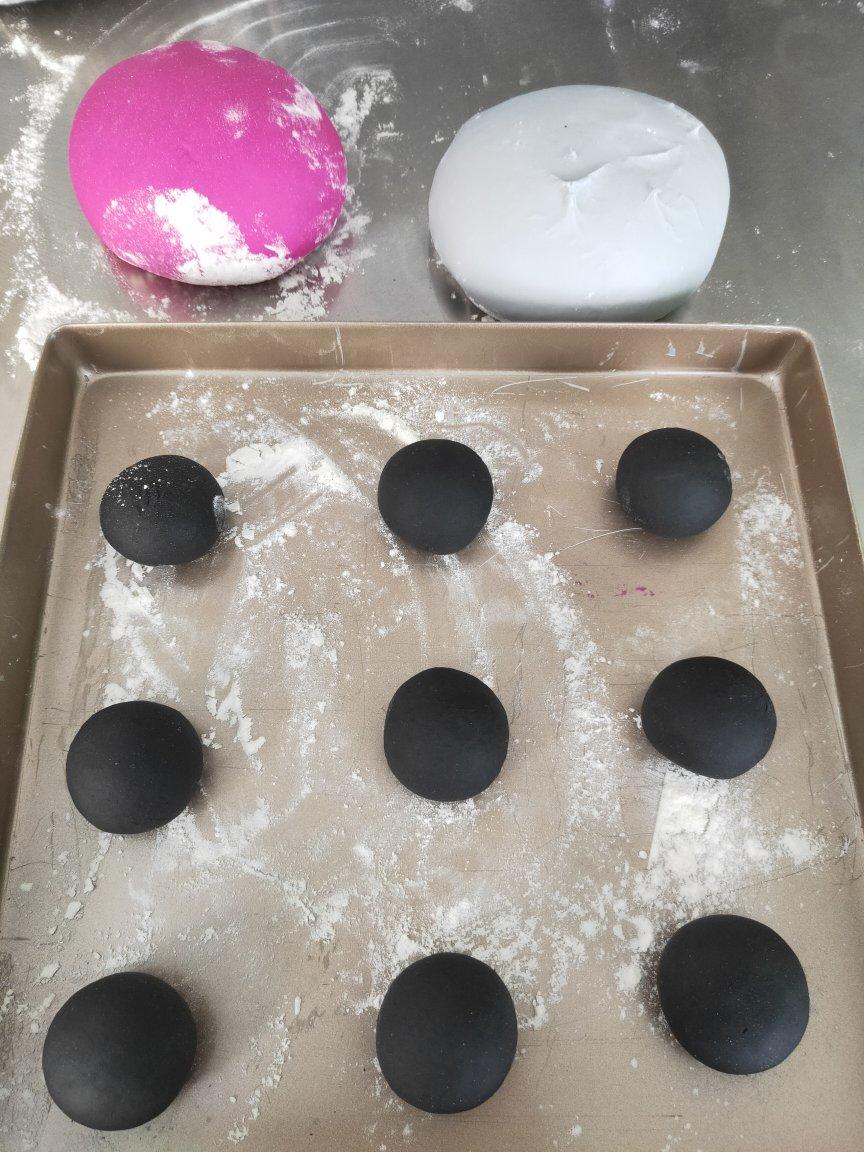 糖果色馒头（一次发酵花样刀切之1⃣️）