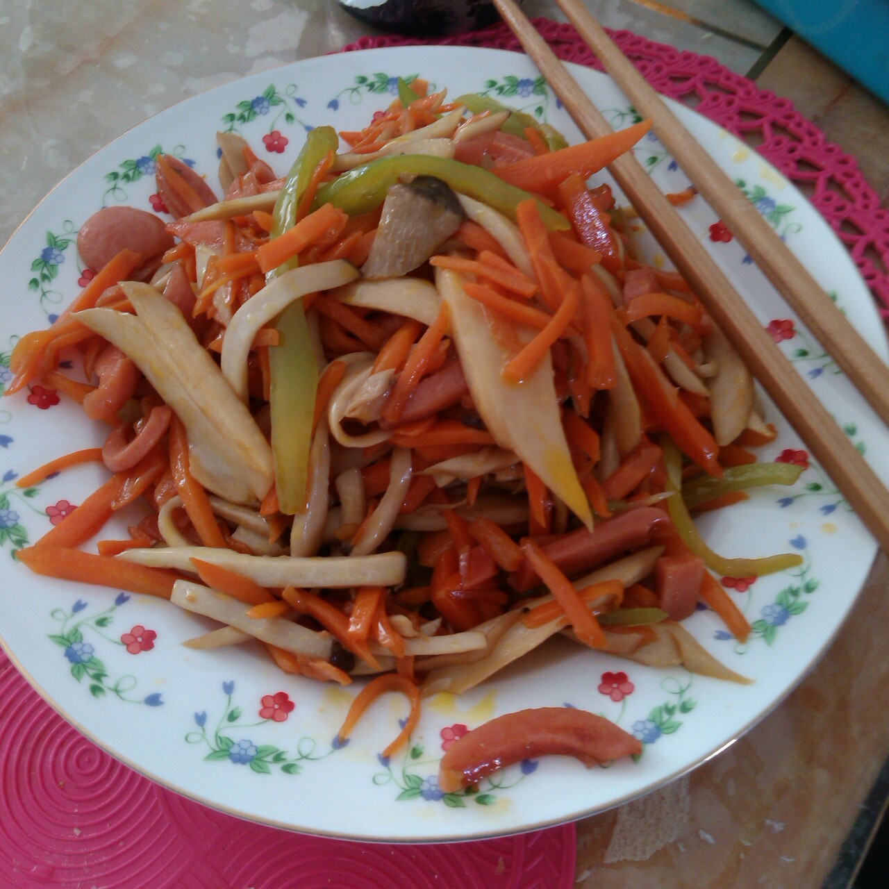 三色杏鲍菇