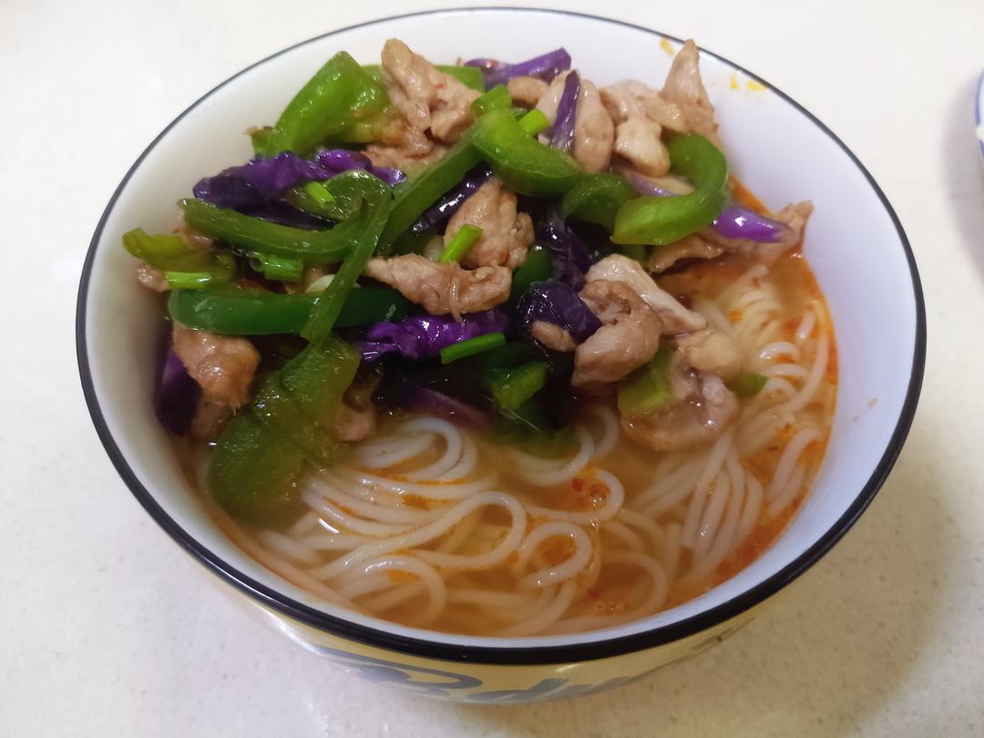 湖南米粉一碗被吃光连汤都不剩的快手早餐