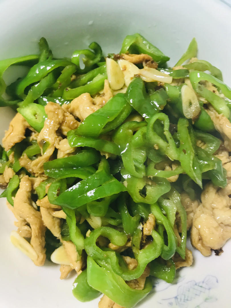 青椒炒肉片