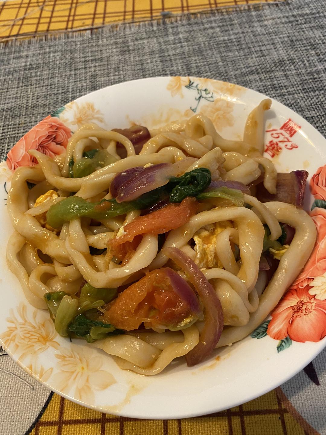 鸡蛋炒拉条的做法