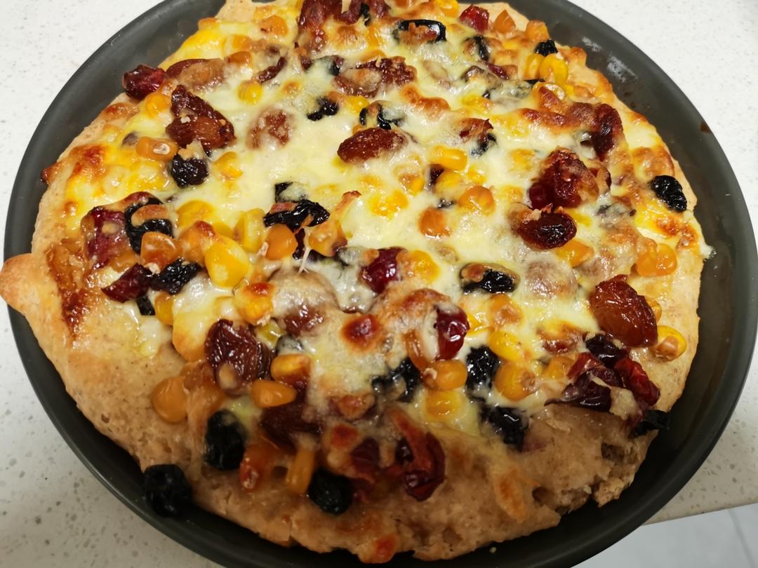 厚底鲜虾培根披萨