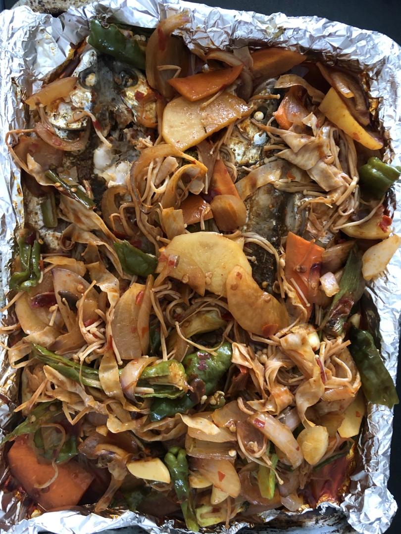 烤箱烤鱼