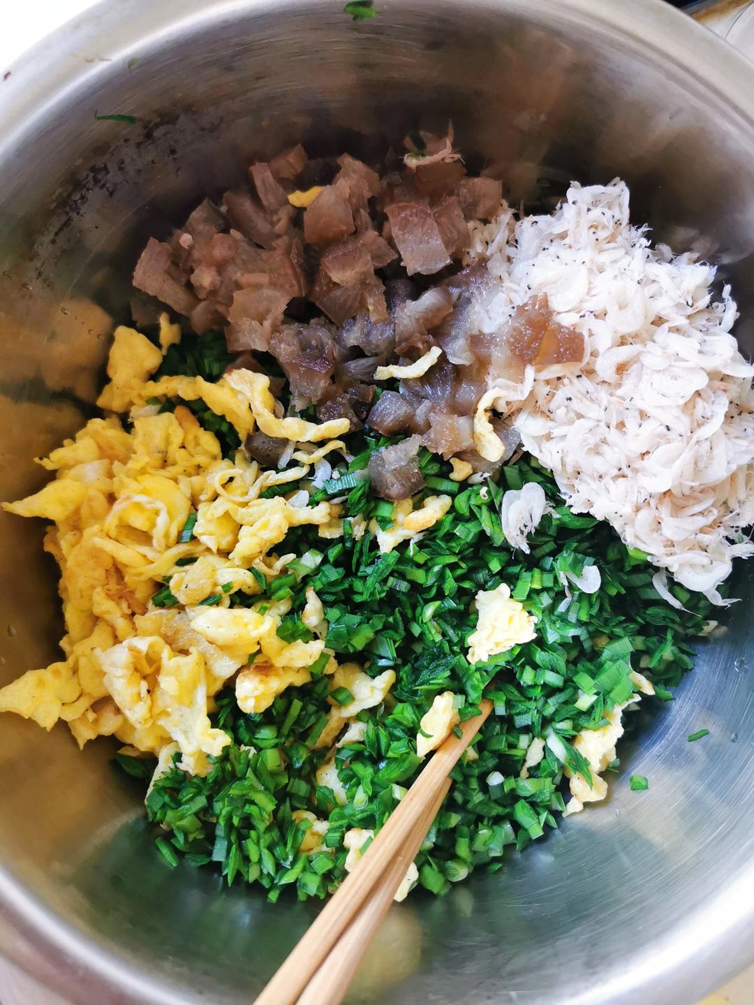 饺子皮懒人版韭菜盒子 不用和面