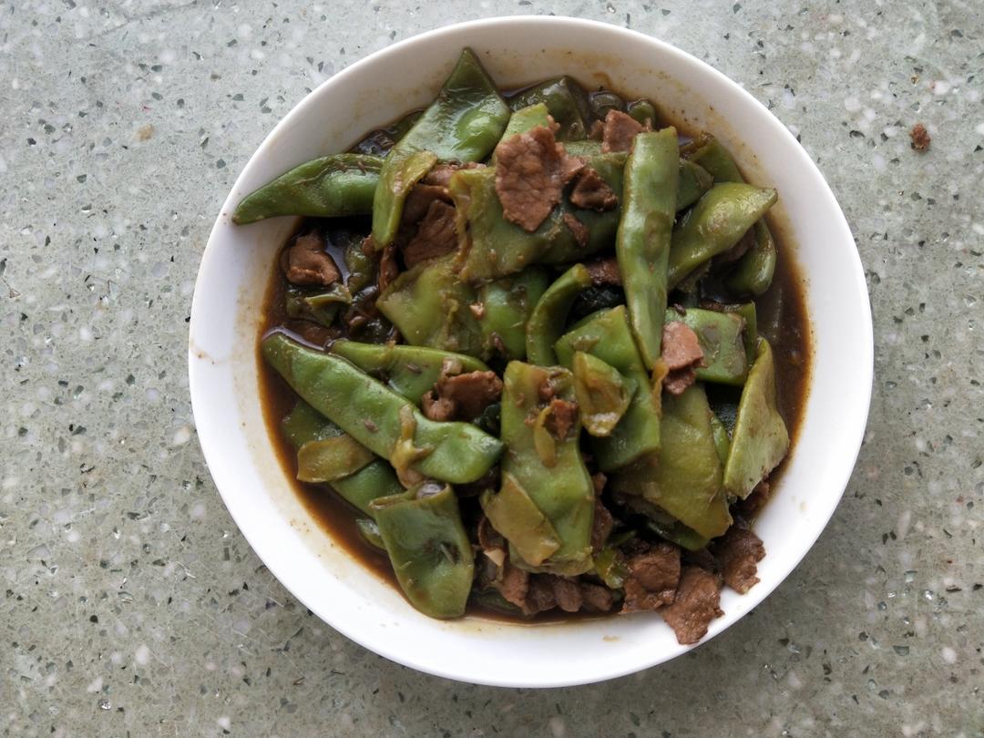 豆角炒肉
