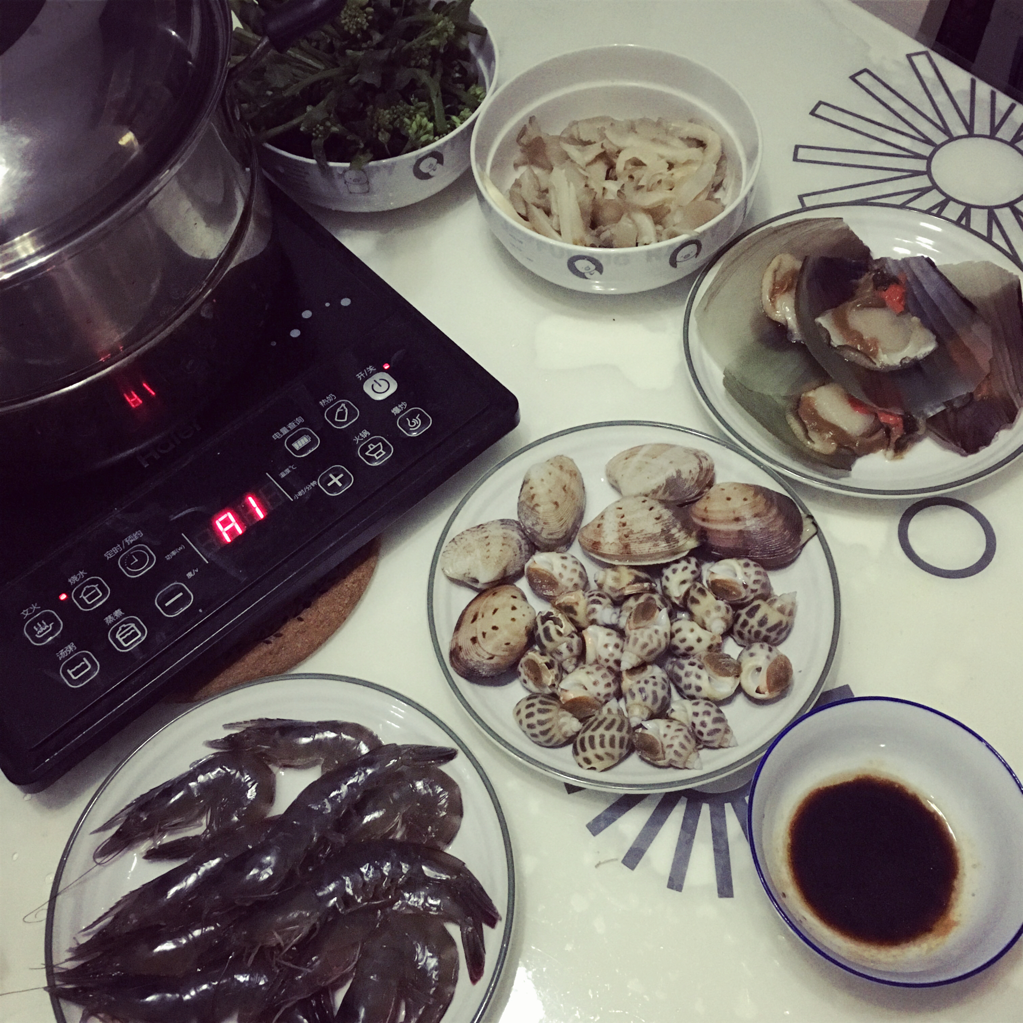 蒸汽海鲜简易家庭版（无比鲜美清甜！）