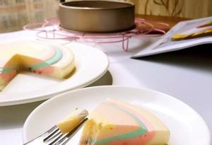 彩虹慕斯蛋糕的做法 步骤10