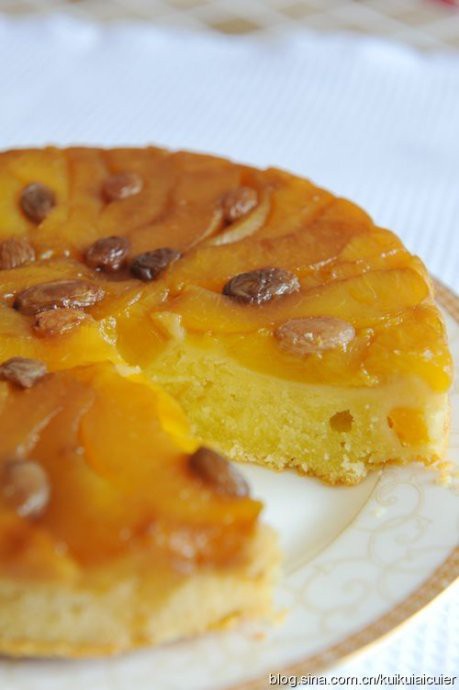 黄桃翻转蛋糕的做法