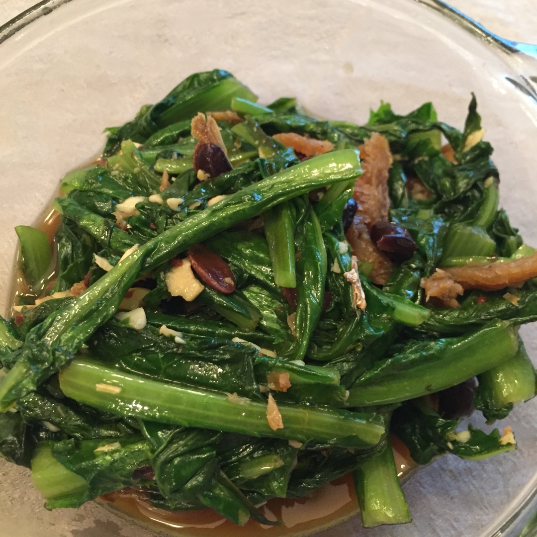 豆豉鲮鱼油麦菜
