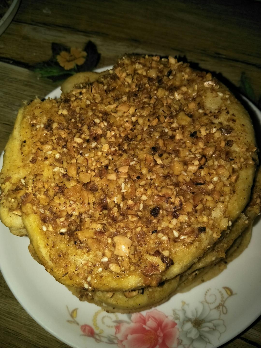 核桃饼（自创）的做法