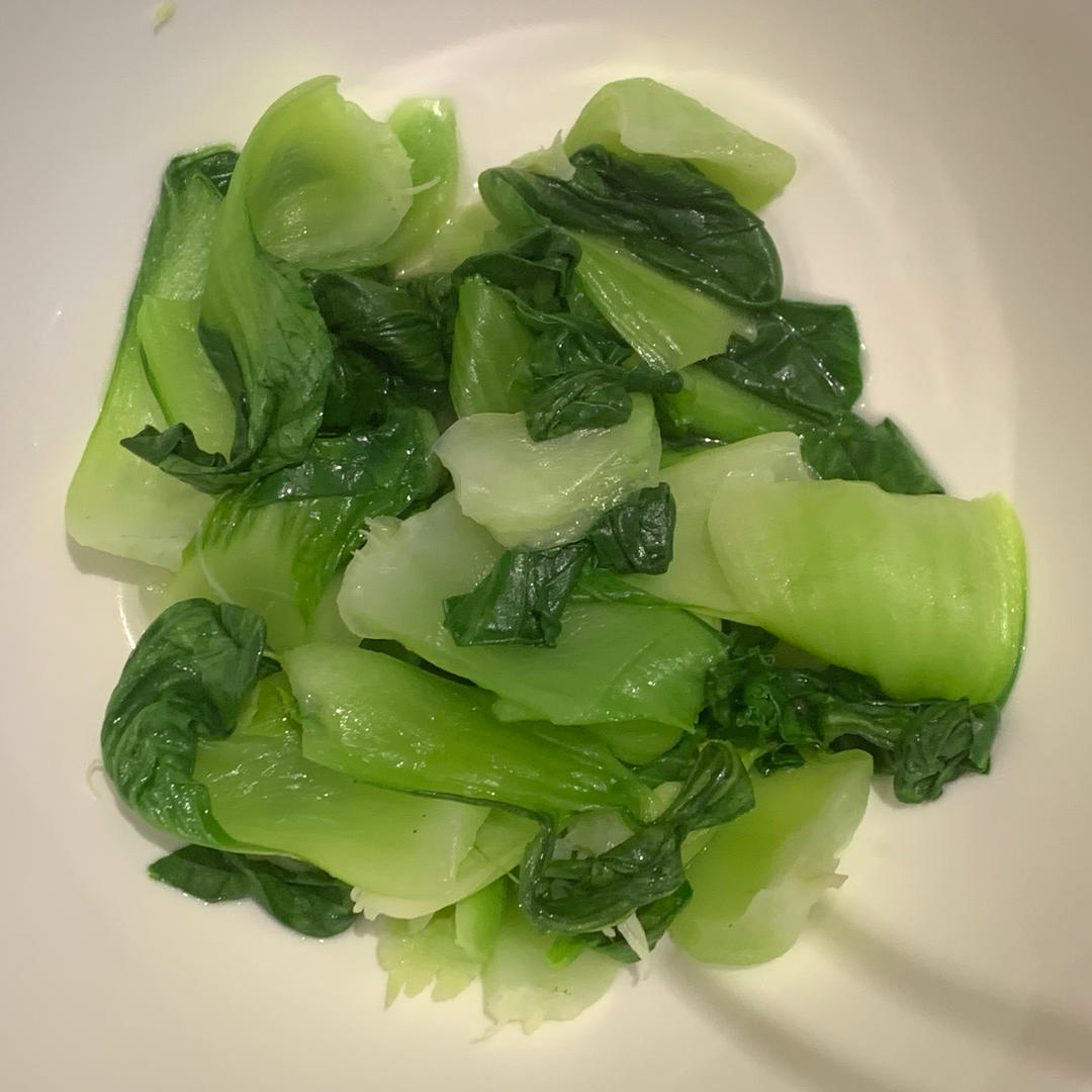 办公室微波炉青菜：非常简单口感跟炒的一样