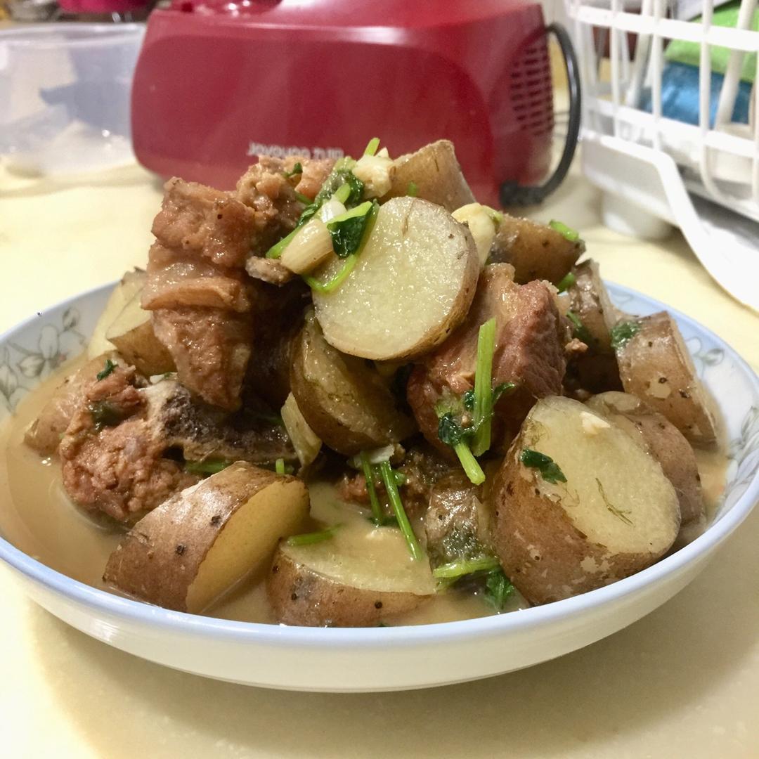 铁棍山药烧排骨