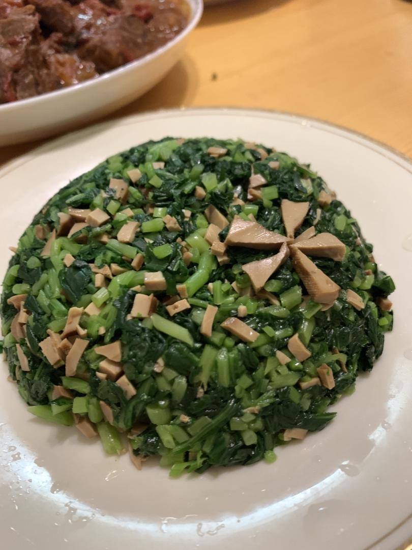 凉拌香干马兰头