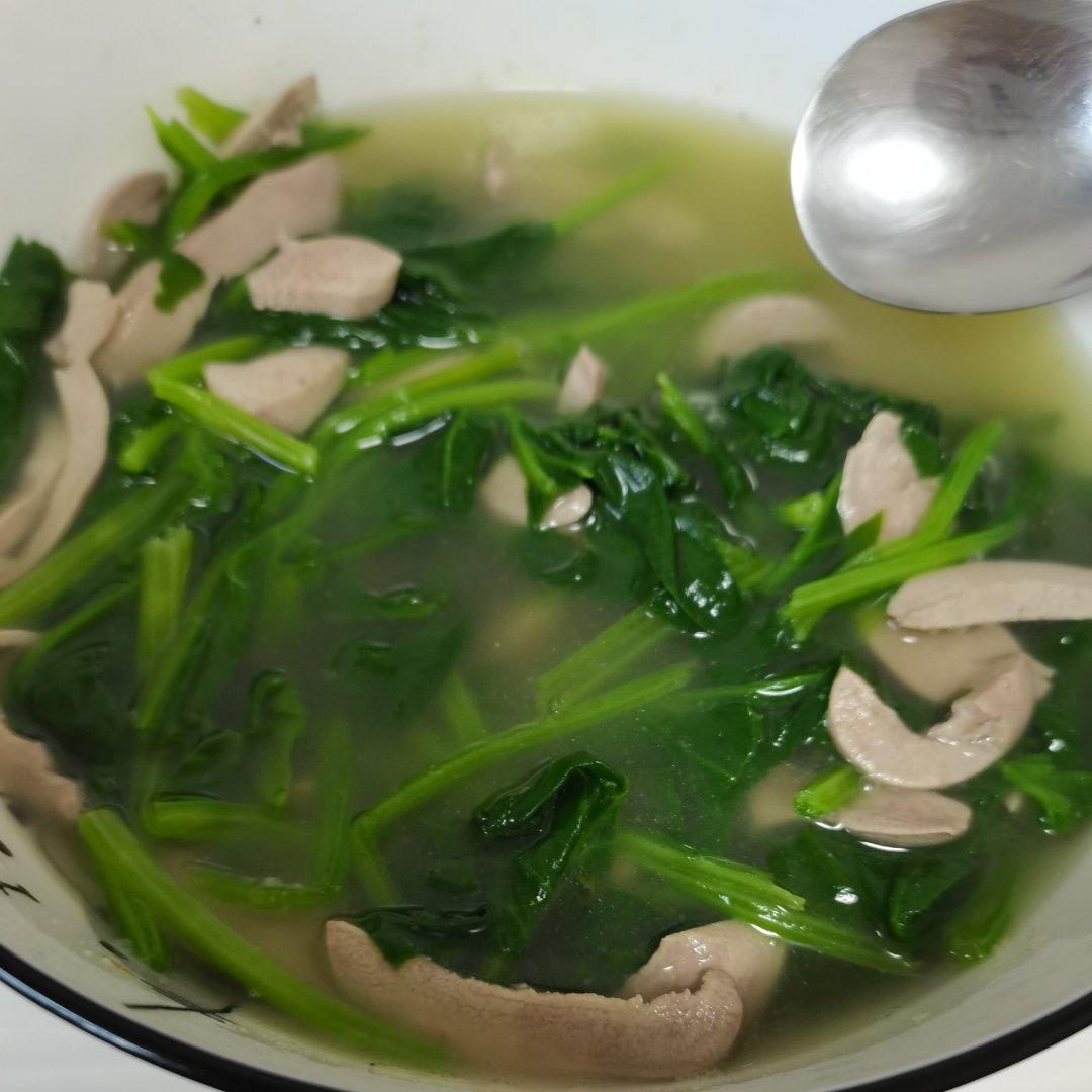 营养又美味的农家菠菜猪腰汤