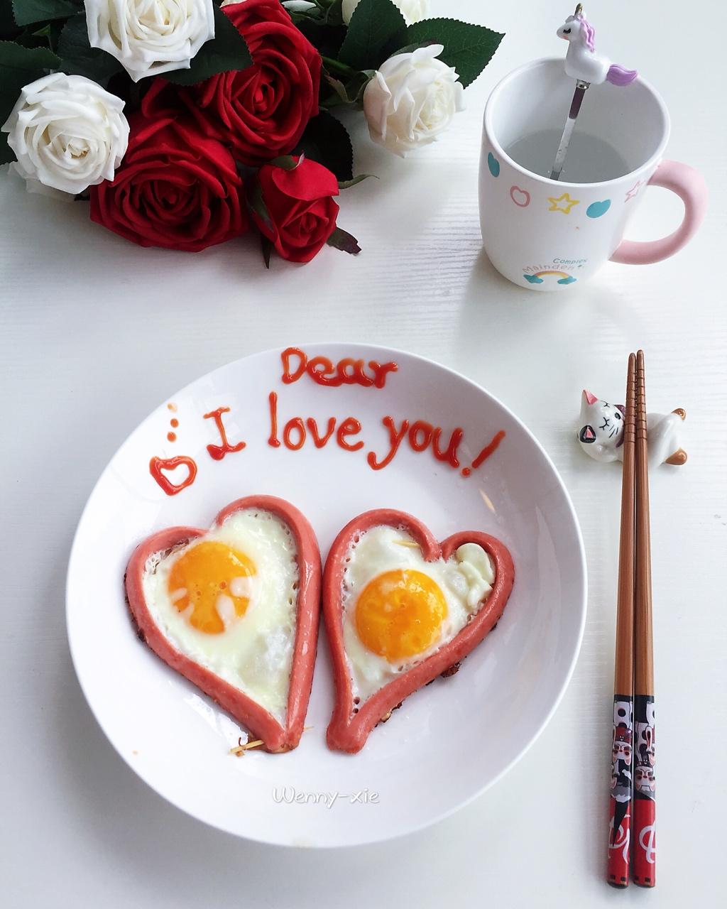 ava-xie做的爱心早餐.