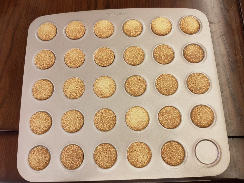 蛋白芝麻薄脆饼—消耗蛋白最好的方法