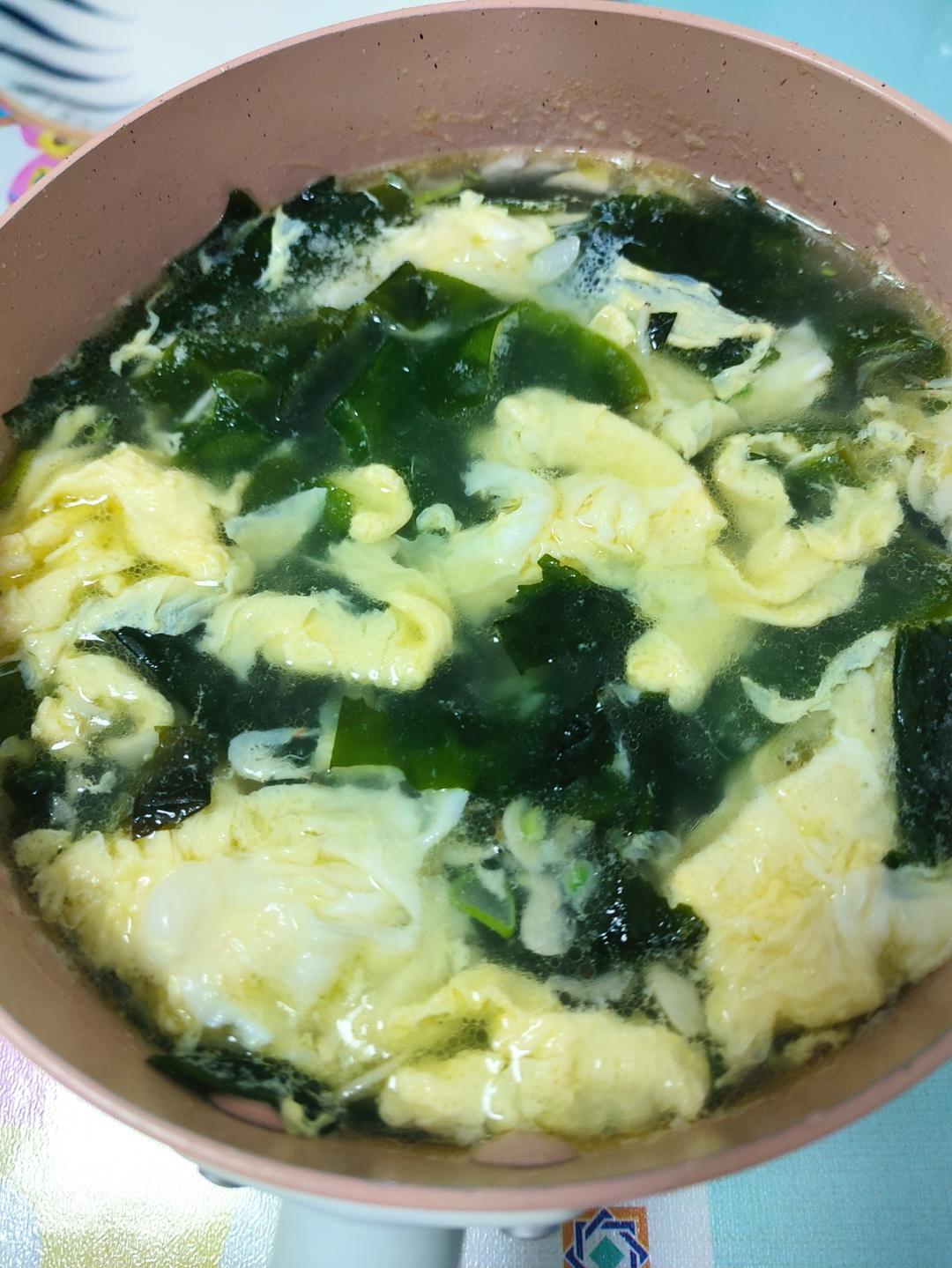 裙带菜蛋花汤
