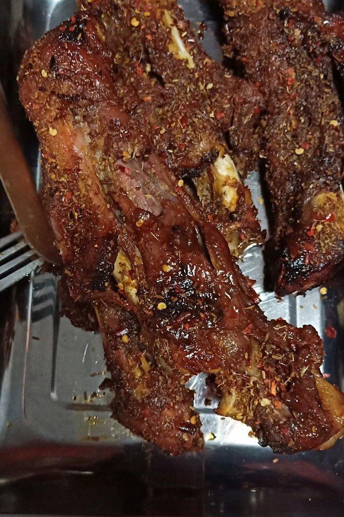 高颖芳做的烤羊腿