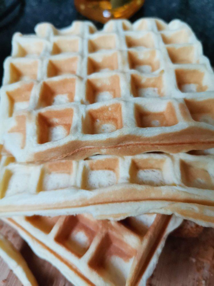 华夫饼（无黄油无泡打粉版）