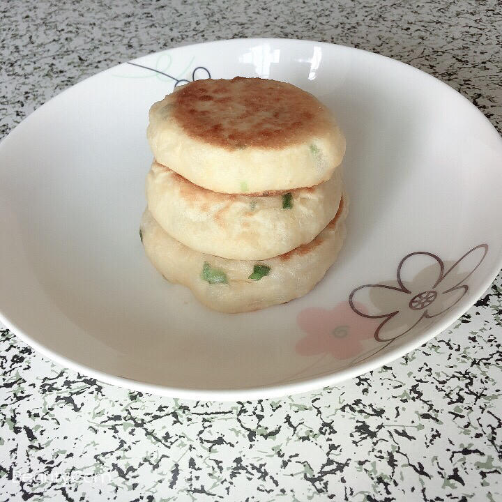 葱花鸡蛋发面饼（一）