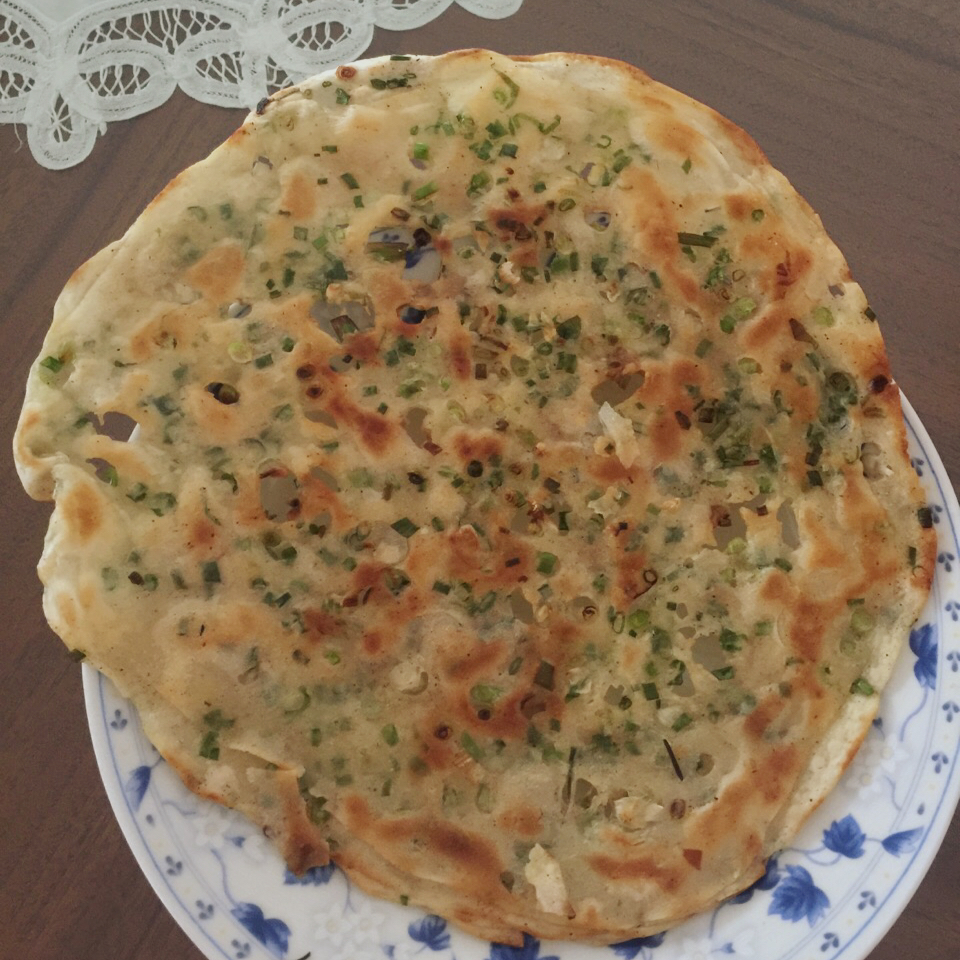 饺子皮葱油饼