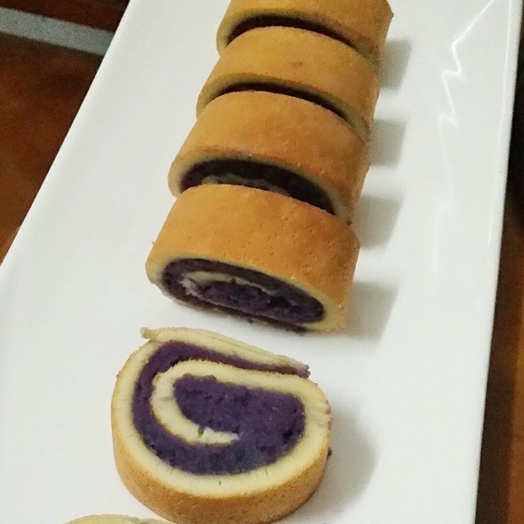 紫薯鸡蛋卷