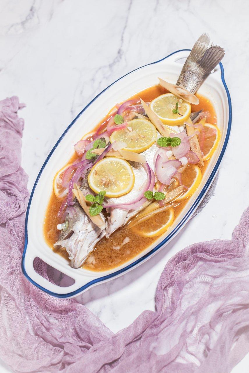 酸辣柠檬蒸鱼|酸辣也可以小清新