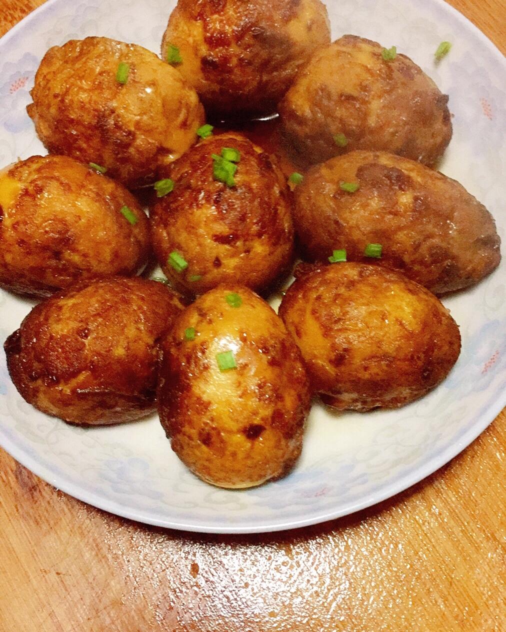 爱下厨的少年哟做的虎皮蛋(爱吃卤鸡蛋的不容不过～)