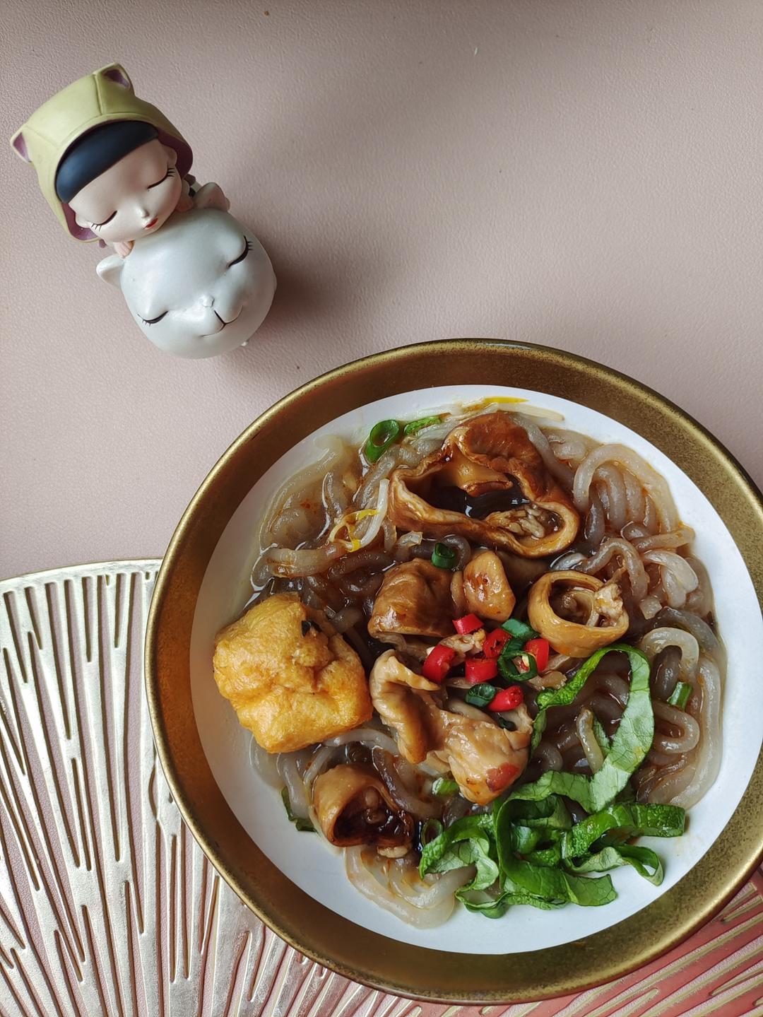 【双倍肥肠牛肉面】