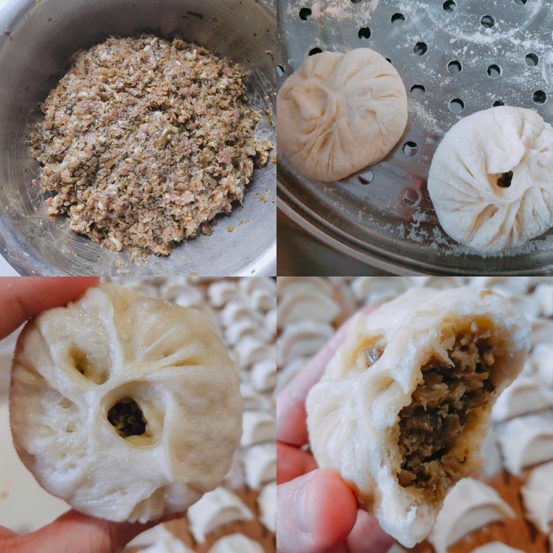 手工包子（肚脐包）