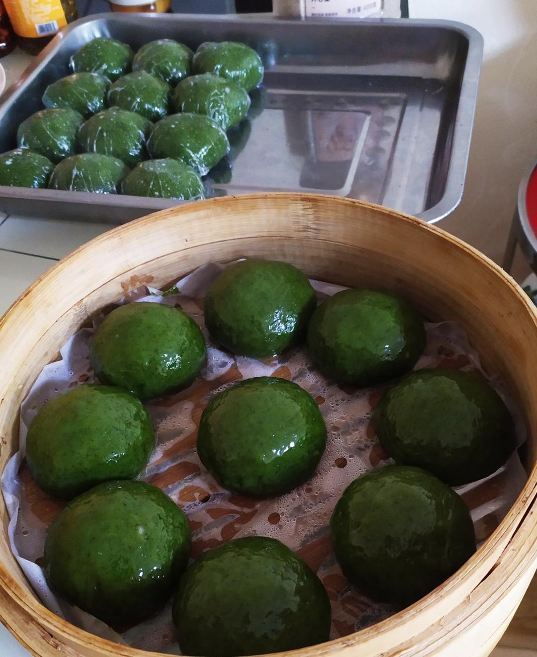 青团 | 咸蛋黄肉松馅