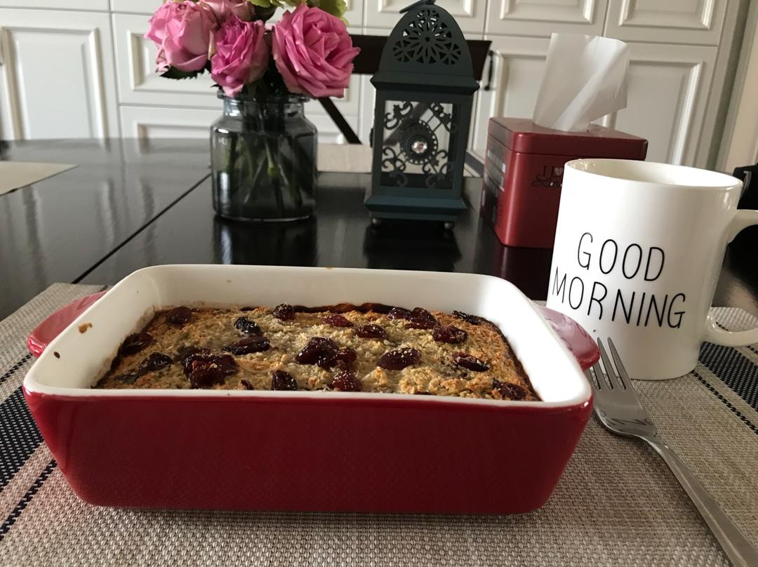 Baked Oatmeal Breakfast 早餐烤燕麦