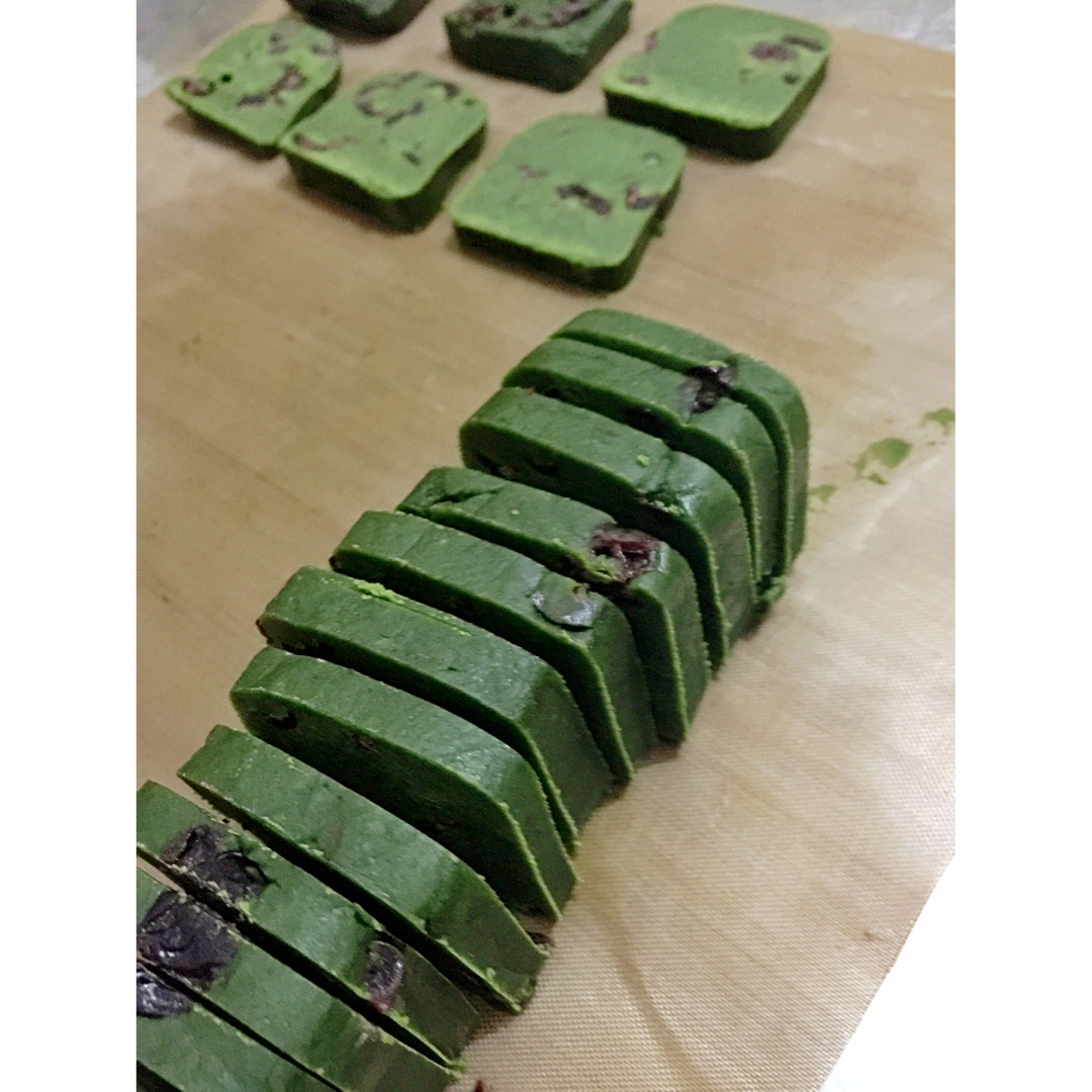 抹茶蔓越莓饼干（低卡版本）