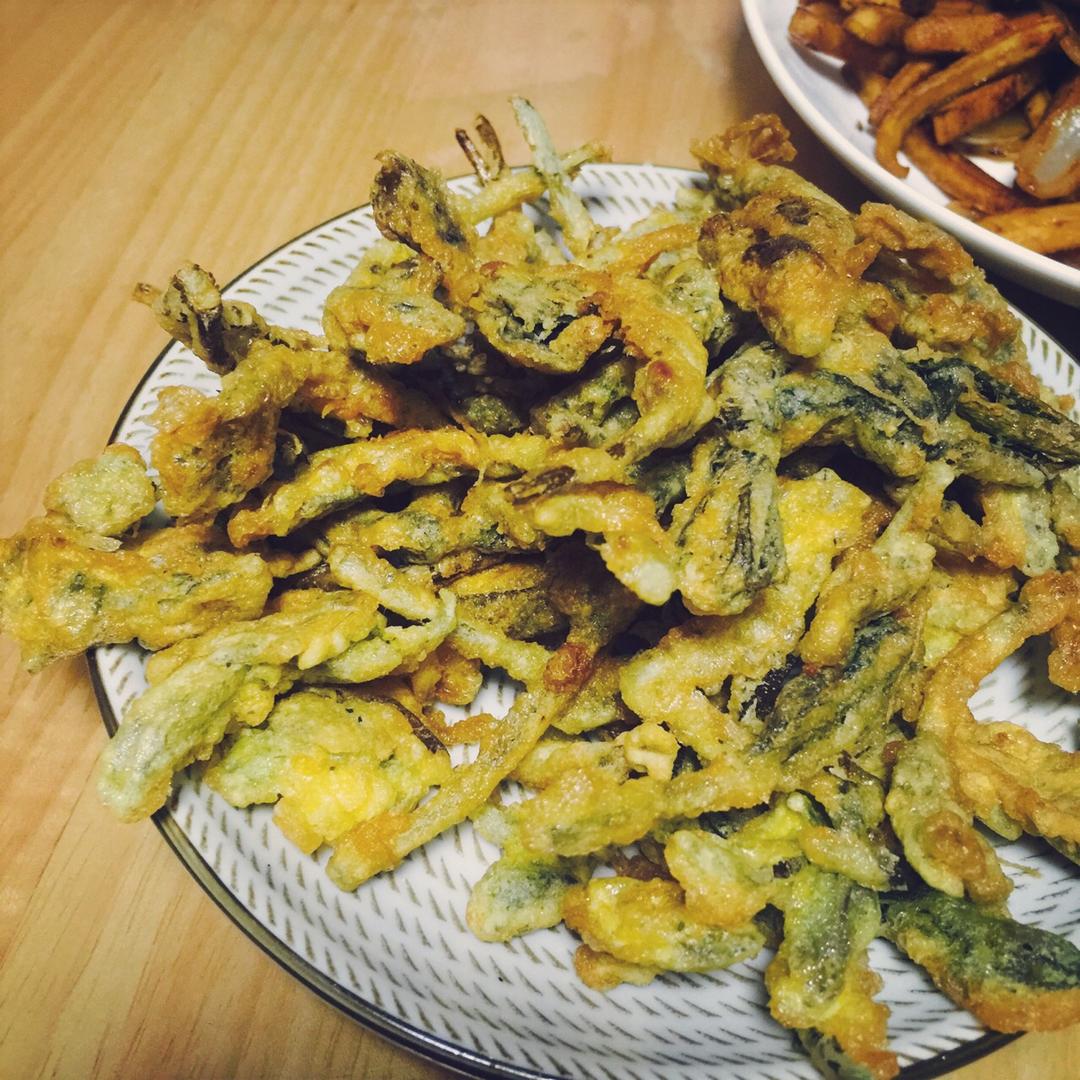 yyyans做的炸香椿