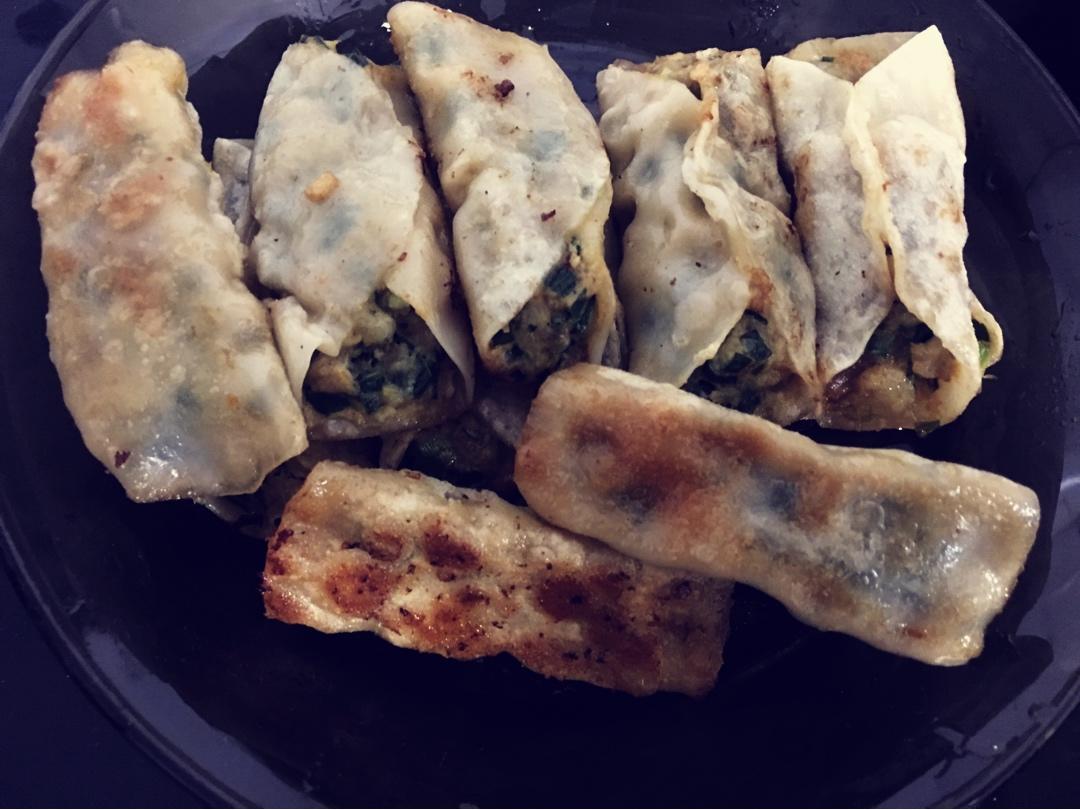 焦香猪肉香菇锅贴