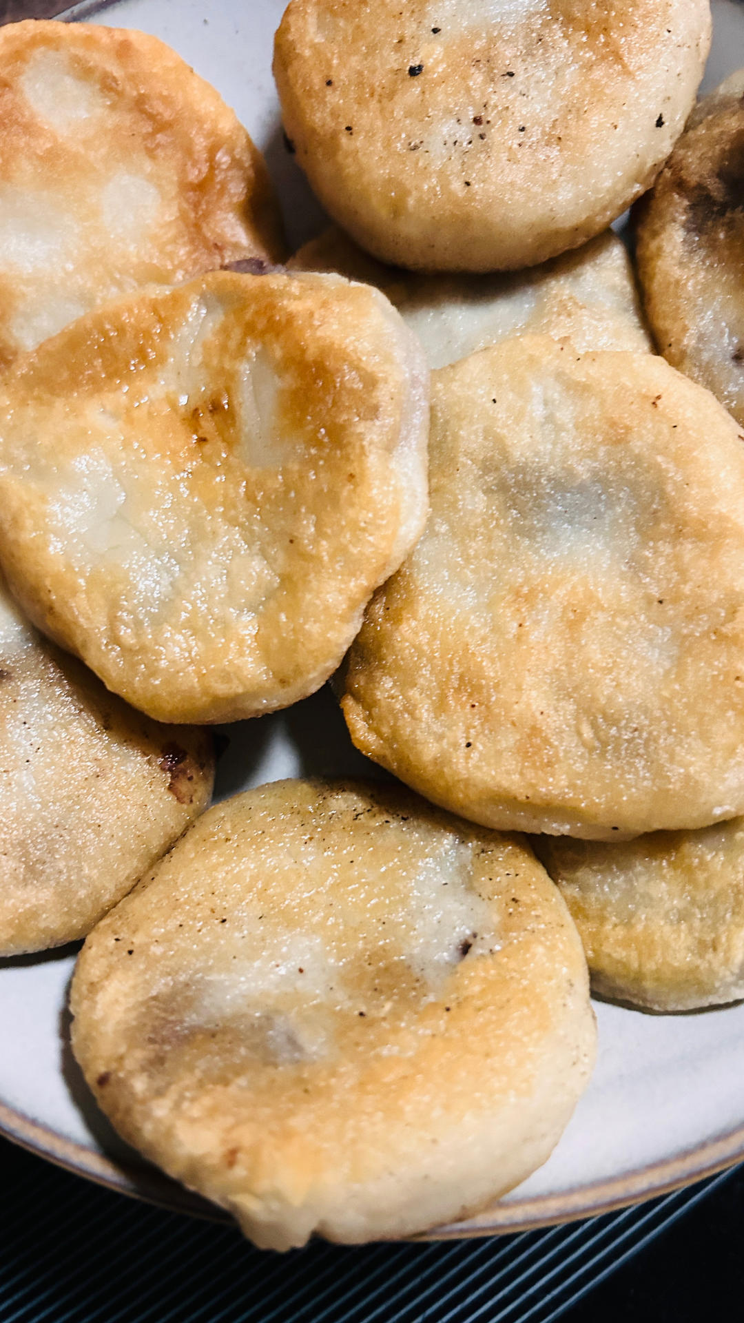 ㊙️东北糯米豆沙粘火勺 烫面法饼超级软 附虎口收拢法整形视频