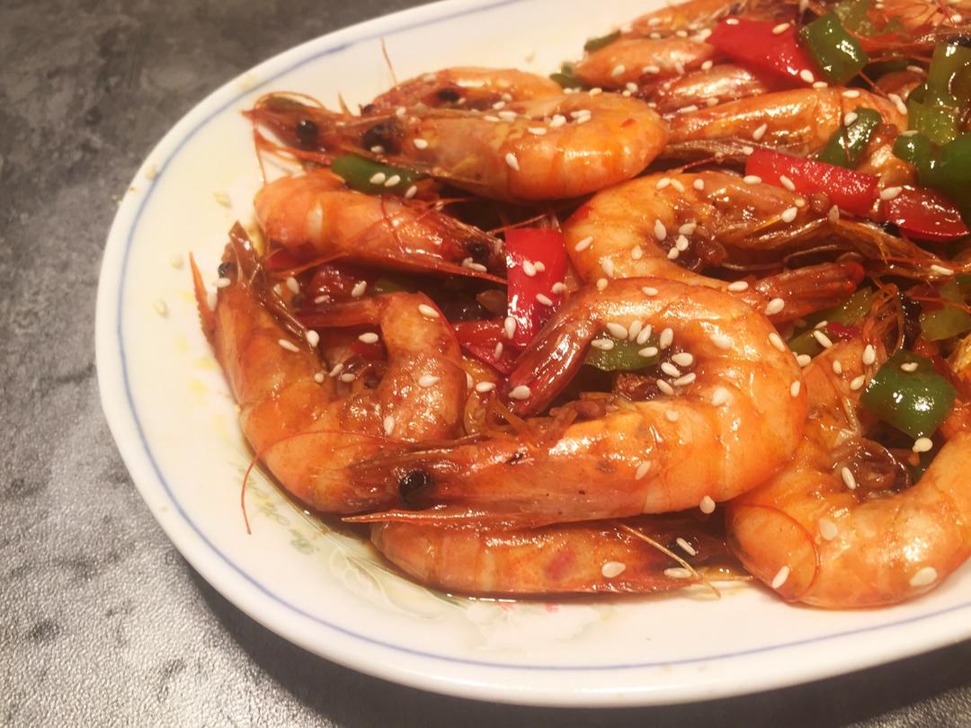 香辣基围虾