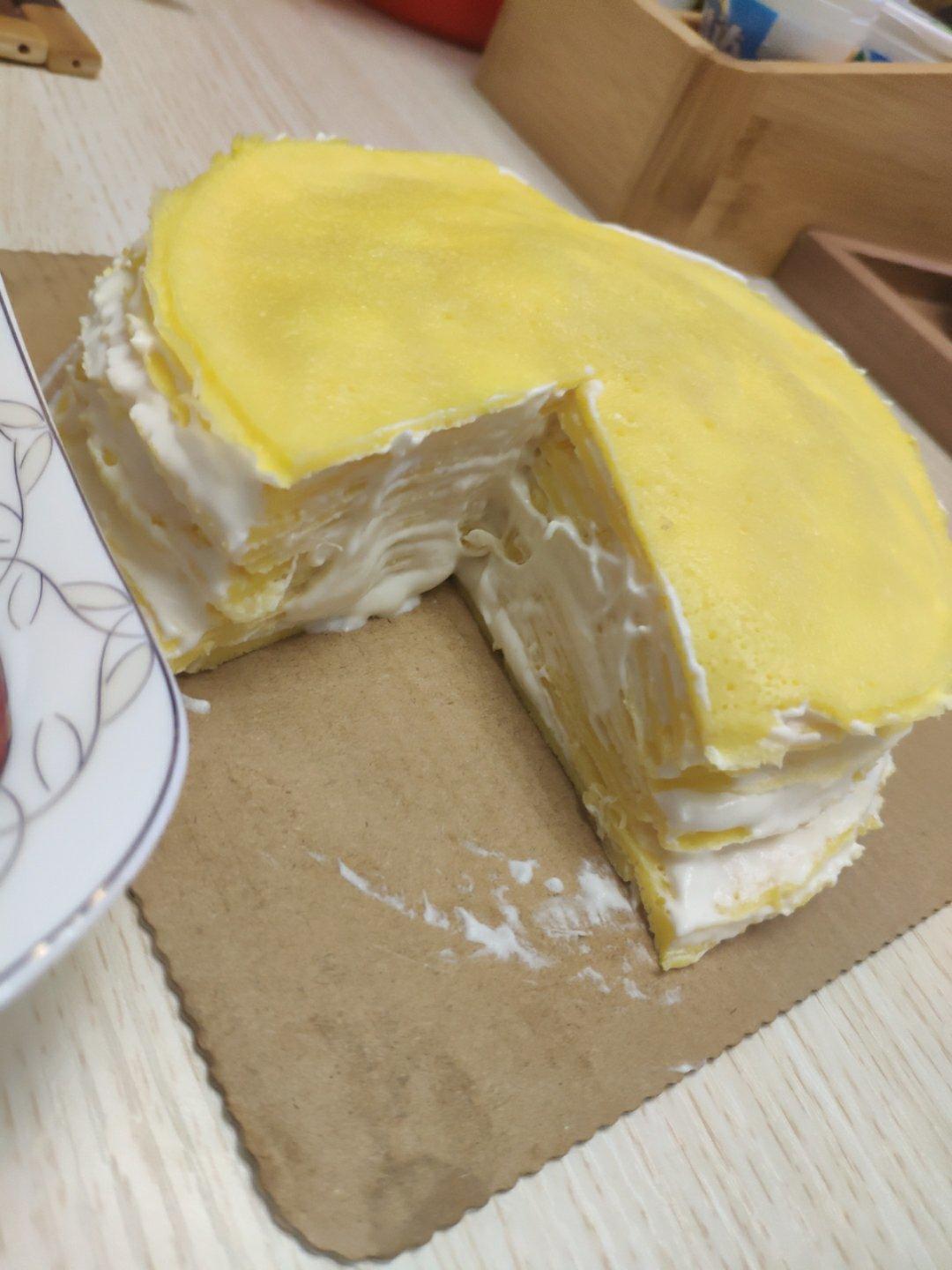 榴莲千层（超软糯蛋皮配方٩( ᐛ )و