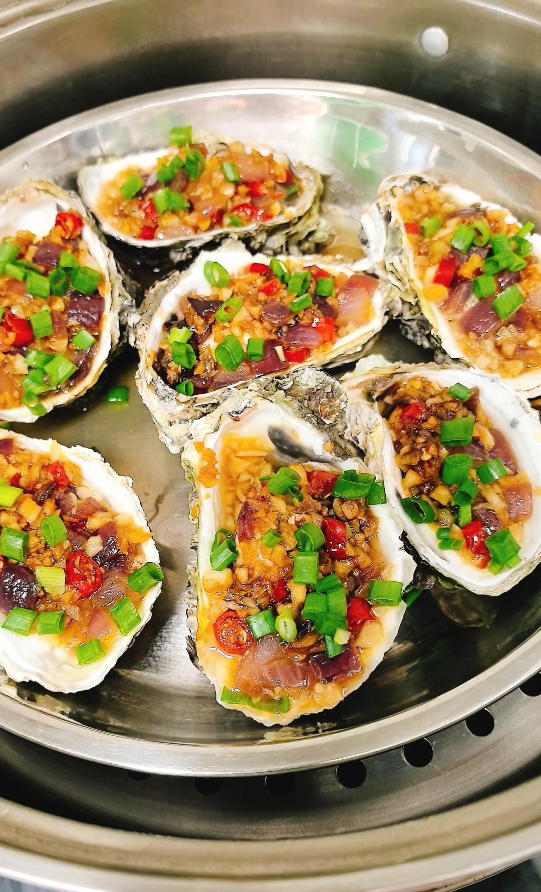 超简单～蒸蒜蓉生蚝