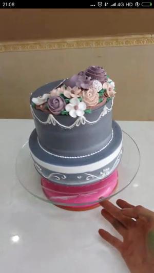 花卉蛋糕的做法 步骤3