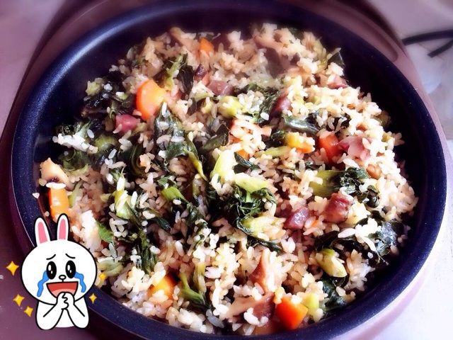 香肠焖饭