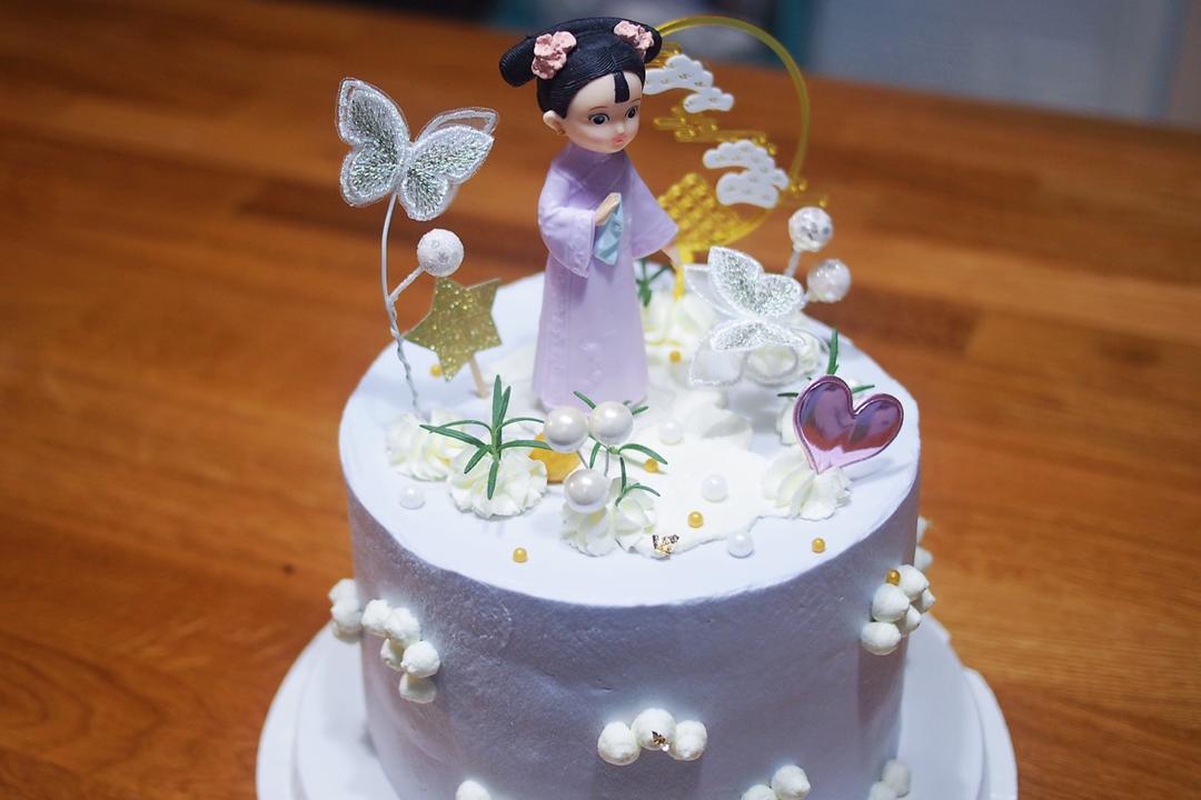 古风美少女蛋糕