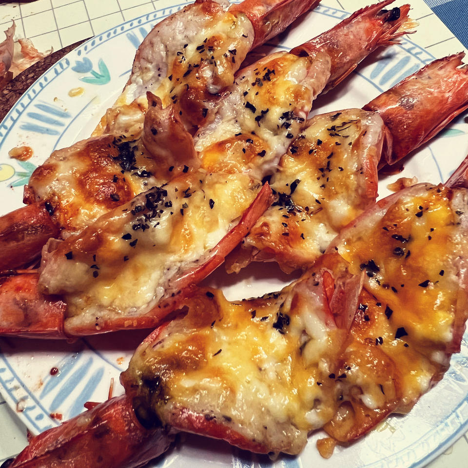 芝士沙拉酱焗大虾