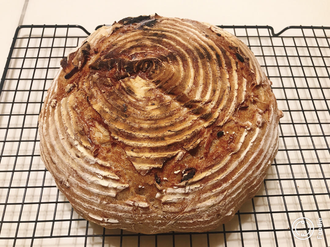 sourdough苹果肉桂欧包