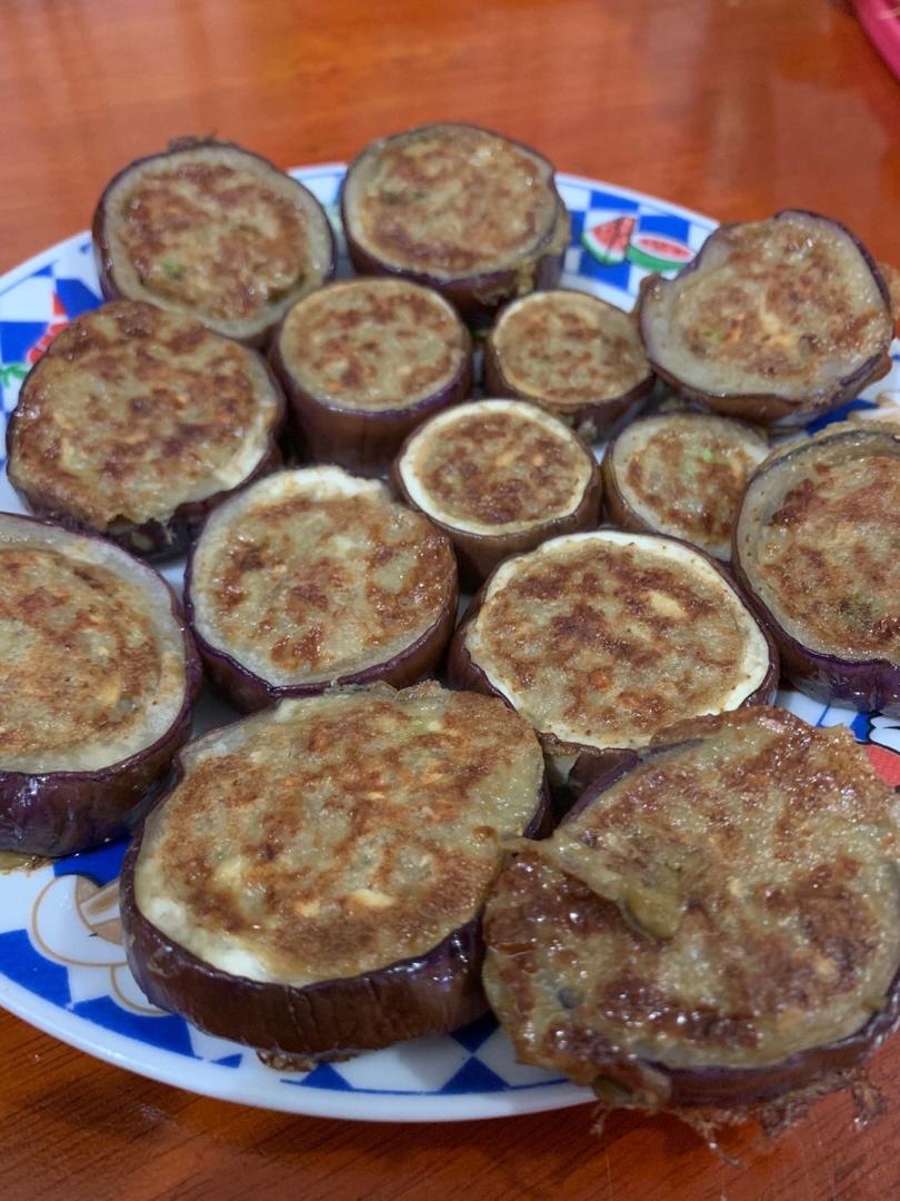 不一样的网红肉沫茄子饼