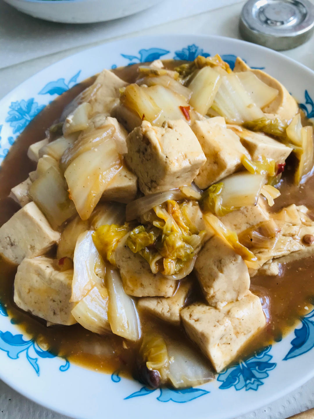 冬季最爱的家常菜！大白菜炖大豆腐或干豆腐