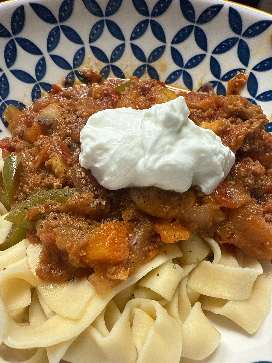 （完胜必胜客的）番茄肉酱意大利面～