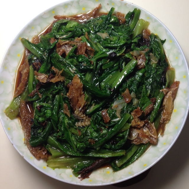 豆豉鲮鱼油麦菜